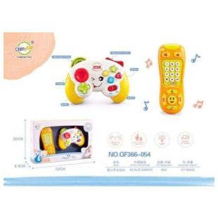 Набір ігровий CHIMSTAR телефон, пульт-брязкальце, музика, світло, батарейка QF366-054