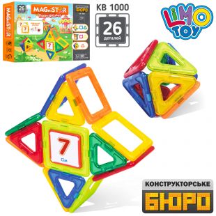 Конструктор магнитный Limo Toy KB 1000