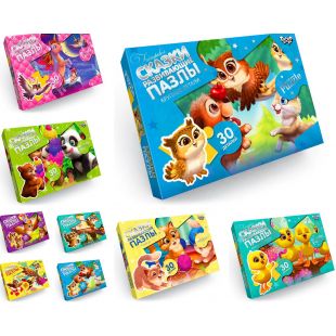 Пазлы Danko Toys 30 элементов Mx30-07-01,02,03,04...16