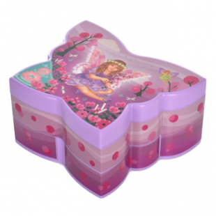 Шкатулка Jewelry Box заводная, зеркало под крышкой BUF-512-D2
