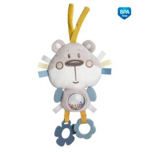 Іграшка плюшева Canpol babies розвиваюча до ліжечка/візка Pastel Friends - сіра 68/065_grey