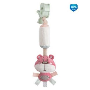 Іграшка плюшева Canpol babies з дзвоником Pastel Friends - рожева 68/066_pin