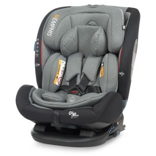Автокресло El Camino MEMPHIS черно-серое ME 1093 Gray Black