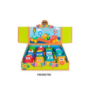 Машинка Vinyl Toys (12 видов) JZD-037