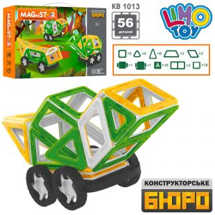 Конструктор магнітний Limo Toy Транспорт KB 1013