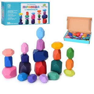 Игра-балансир Tree Toys Пирамида из камешков MD 2916