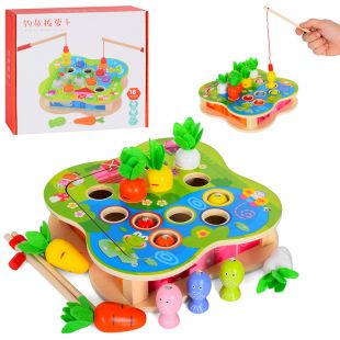 Деревянная игрушка Рыбалка магнитная MD 1823