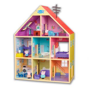Деревянный игровой набор Peppa Pig Коттедж Пеппы Делюкс 07321