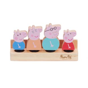 Деревянный игровой набор Peppa Pig Семья Пеппы 07628