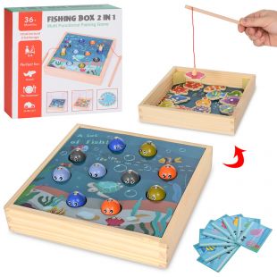 Деревянная игрушка магнитная Рыбак MD 1591