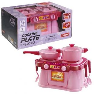 Набір Юніка Cooking Plate with Dishes рожева коробка 71696