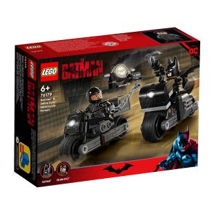 Конструктор LEGO Super Heroes Бетмен та Селіна Кайл: погоня на мотоциклі 76179