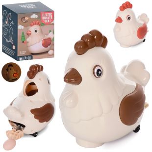 Музична іграшка курочка, 2 кольори X-135