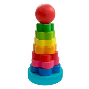 Деревянная игрушка Tree Toys Пирамидка MD 1712