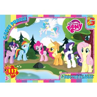 Пазли G-Toys із серії My little Pony (Маленька поні), 117 елементів MLP031  купити