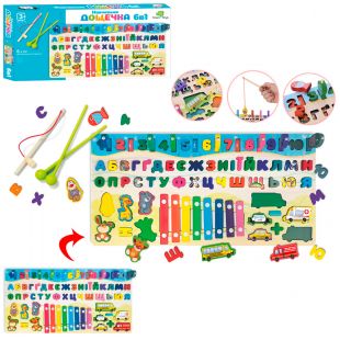 Учебно-развлекательная дощечка Tree Toys 6в1 MD 1695-UA
