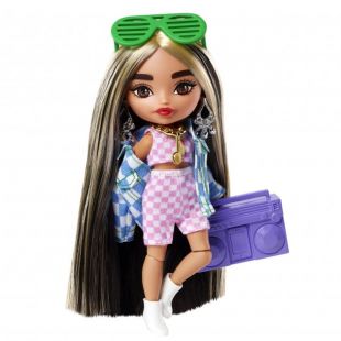 Кукла Barbie Extra Minis Модница в клетчатом жакете HGP64