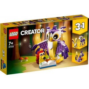 Конструктор LEGO Creator Удивительные лесные обитатели 31125