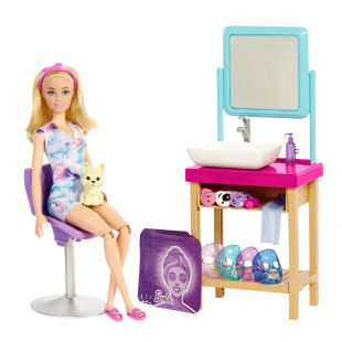 Игровой набор Barbie Family День в СПА HCM82