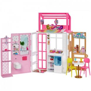 Ляльковий будиночок Barbie Family 2-поверховий HCD47