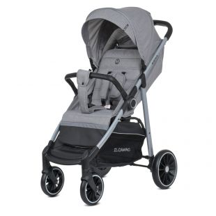 Прогулочная коляска El Camino SIENA серая ME 1095 Mirage Gray