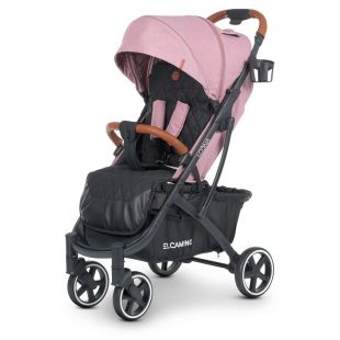Коляска детская El Camino LOONA розовая ME 1090-1 Blush Rose