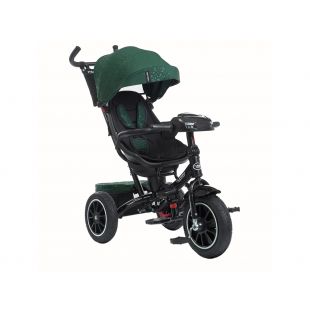 Велосипед трехколесный Turbotrike с ручкой, зеленый М 5448HANS-4ST