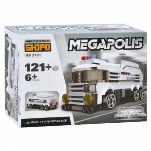 Конструктор Limo Toy спецтехника, 4 вида, от 82 деталей KB 210