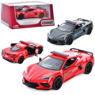 Машинка Kinsmart Chevrolet Corvette 2021 інерційна металева в асортименті KT5432WPR