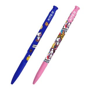 Ручка кулькова Kite автоматична Snoopy , синя SN22-363