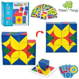 Деревянная игрушка Tree Toys Геометрика карточки MD 2466