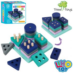 Деревянная игрушка Tree Toys Геометрика MD 1899