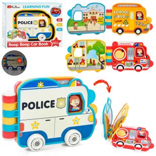 Розвиваюча музикальна книжка, 2 кольори 35886