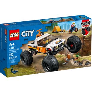Конструктор LEGO City Пригоди на позашляховику 4x4 60387
