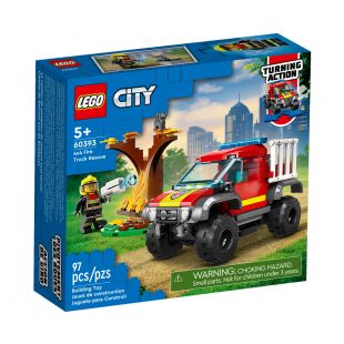 Конструктор LEGO City Пожежно-рятувальний позашляховик 60393