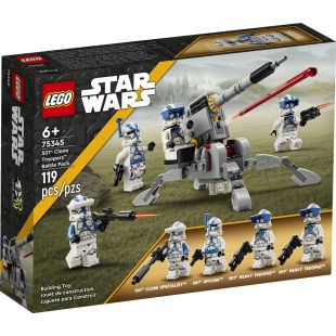 Конструктор LEGO Star Wars Бойовий набір клонів-піхотинців 501-го легіону 75345