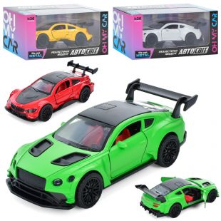 Машинка АвтоСвіт металлическая 1:36, в ассортименте AS-2968