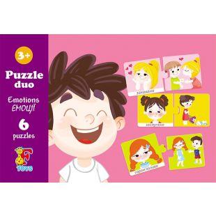 Пазли ТМ F-Toys із серії Емоції, 6 елементів SD01  купити