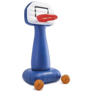 Игровой надувной центр Intex Баскетбол стойка с корзиной и мячами 2 шт 57502