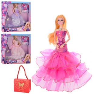Кукла Limo Toy с сумочкой в ассортименте укр M 4832 UA