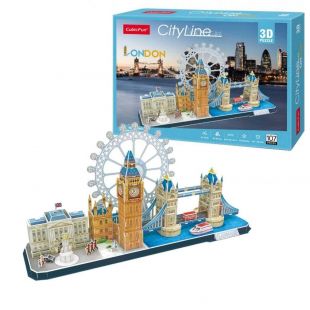 Тривимірний пазл Cubicfun City Line London MC253h