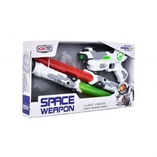 Набір дитячої зброї KAITE бластер та світловий меч KT218-69
