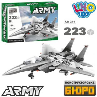 Конструктор Limo Toy военный самолет, 38 см KB 214