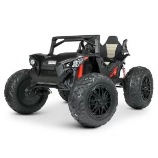 Электромобиль детский Bambi Racer джип на радиоуправлении черный M 4971EBLR-2(24V)
