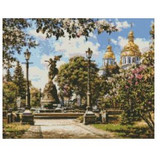 Набор с алмазной мозаикой Ideyka 40х50 см Владимирская горка AMO7351