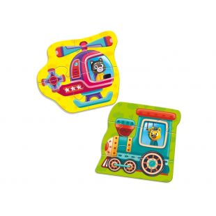 Магнитные Бейби пазлы Vladi Toys Малыш сможет Транспорт VT3208-29