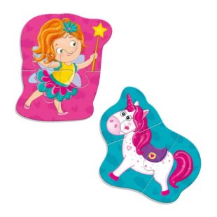 Магнитные Бейби пазлы Vladi Toys Малыш сможет Фея и единорог VT3208-30