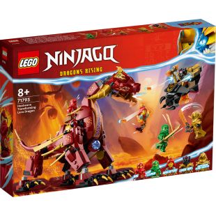 Конструктор LEGO Ninjago Вулканічний Дракон, що трансформує Хітвейва 71793