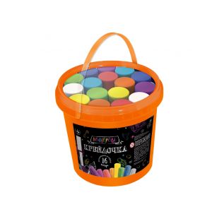 Мелки Danko Toys в ведерке, цветной КRD-01-01U