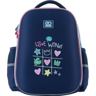 Рюкзак напівкаркасний GoPack Education Love wins! GO23-165M-2 